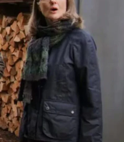 Hope McCrea Virgin River Black Polyester Jacket