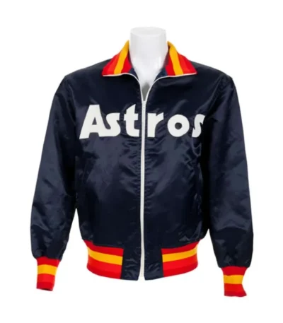 Houston Astros 1980’s Blue Satin Jacket