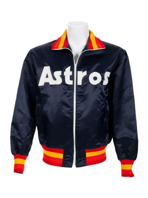 Houston Astros 1980’s Blue Satin Jacket