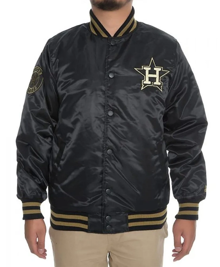 Houston Astros Black/Gold Jacket Houston Astros Black/Gold Jacket