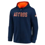 Houston Astros Blue Zip Up Hoodie