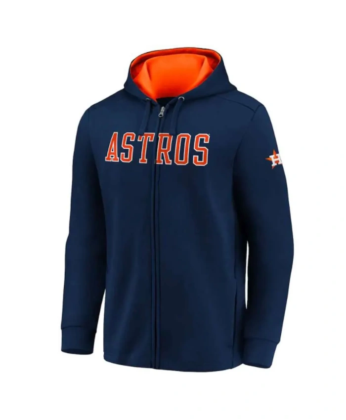 Houston Astros Blue Zip Up Hoodie Houston Astros Blue Zip Up Hoodie