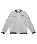 Houston Astros City Collection White Varsity Satin Jacket