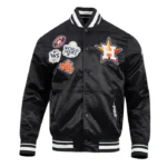 Houston Astros Diy Pick Stitch Classic Rib Varsity Jacket