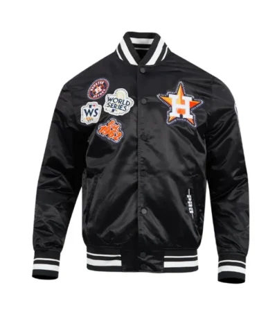Houston Astros Diy Pick Stitch Classic Rib Varsity Jacket