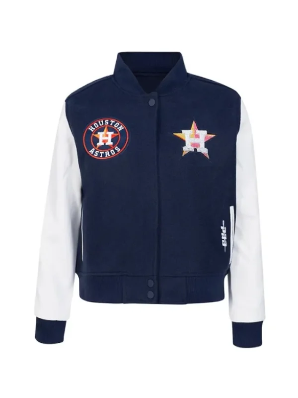 Houston Astros Game Day Classics Navy Varsity Jacket