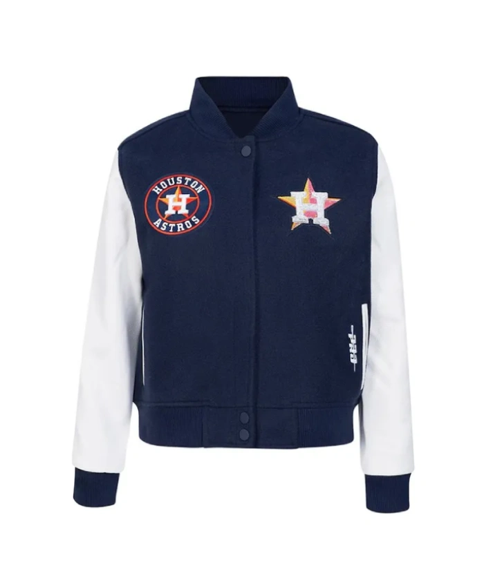 Houston Astros Game Day Classics Navy Varsity Jacket Houston Astros Game Day Classics Navy Varsity Jacket