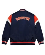 Houston Astros Heavyweight Navy Satin Jacket