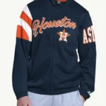 Houston Astros Heritage Navy Track Jacket