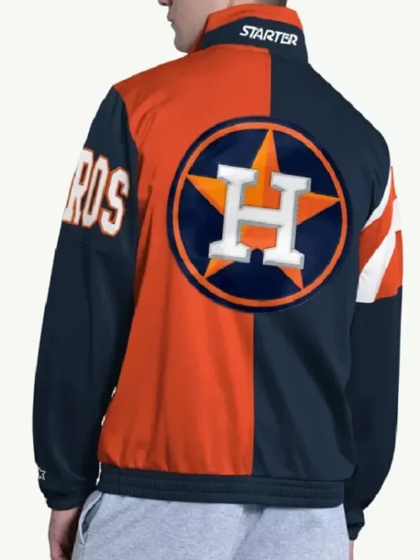 Houston Astros Heritage Navy Track Jacket