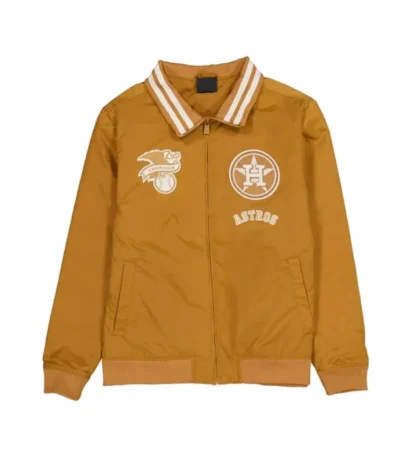 Houston Astros Logo Select Light Bronze Jacket