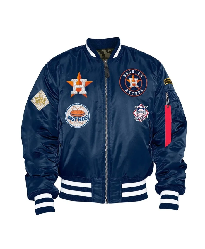 Houston Astros MA-1 Bomber Jacket Houston Astros MA-1 Bomber Jacket
