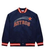 Houston Astros Navy Blue Lightweight Satin Jacket