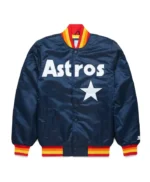 Houston Astros Navy Classic Satin Jacket