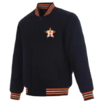 Houston Astros Navy Wool Varsity Jacket