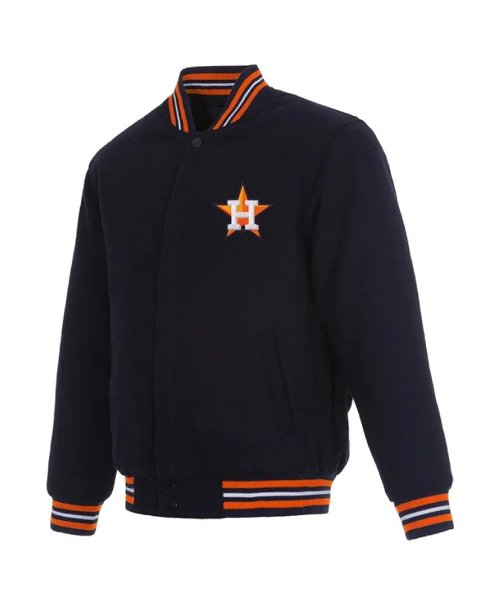 Houston Astros Navy Wool Varsity Jacket Houston Astros Navy Wool Varsity Jacket