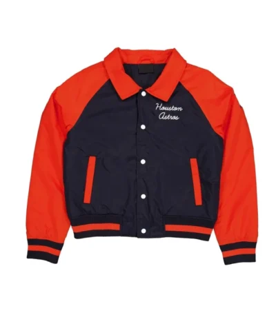 Houston Astros Navy and Red Throwback Jacket