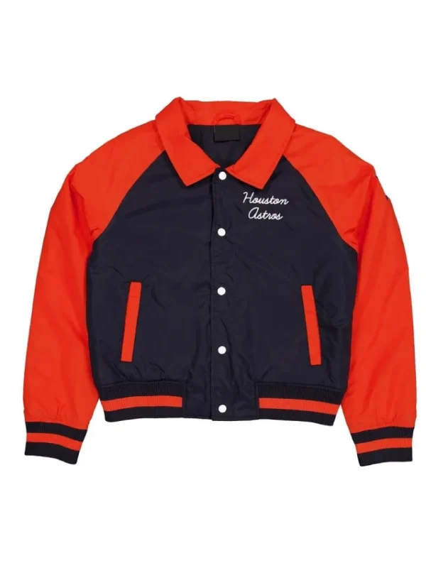 Houston Astros Navy and Red Throwback Jacket