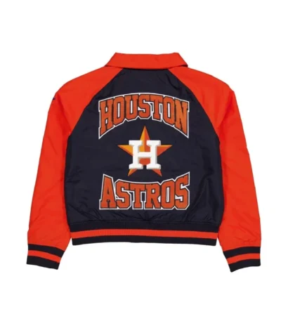 Houston Astros Navy and Red Throwback Jacket