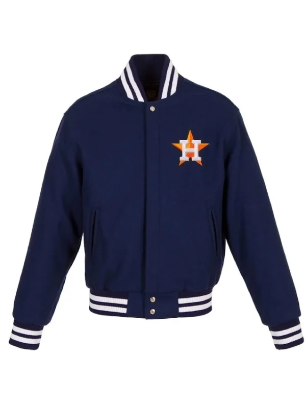 Houston Astros Varsity Navy Wool Jacket