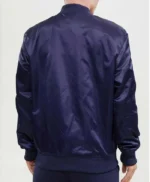 Wordmark Houston Astros Blue Satin Jacket