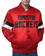 Houston Rockets Triple Option Varsity Jacket
