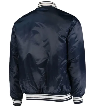 Houston Texans Locker Room Navy Blue Satin Jacket