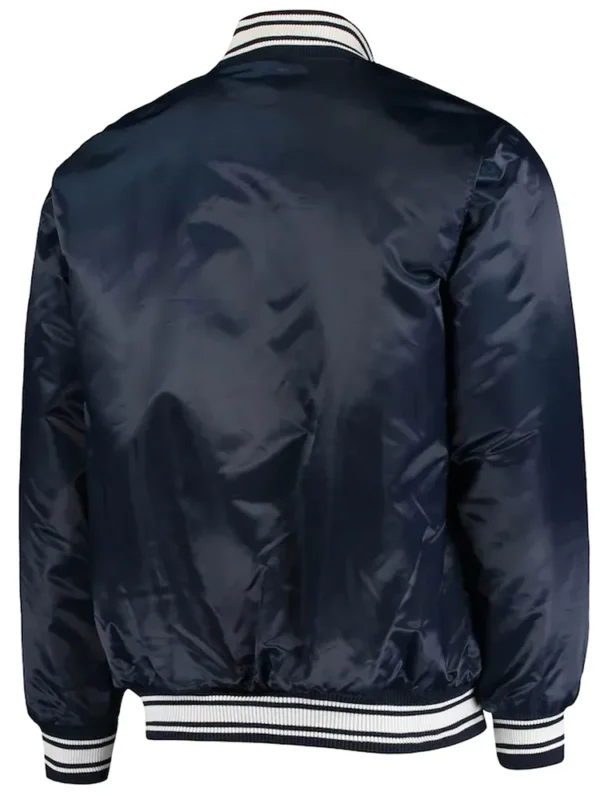 Houston Texans Locker Room Navy Blue Satin Jacket