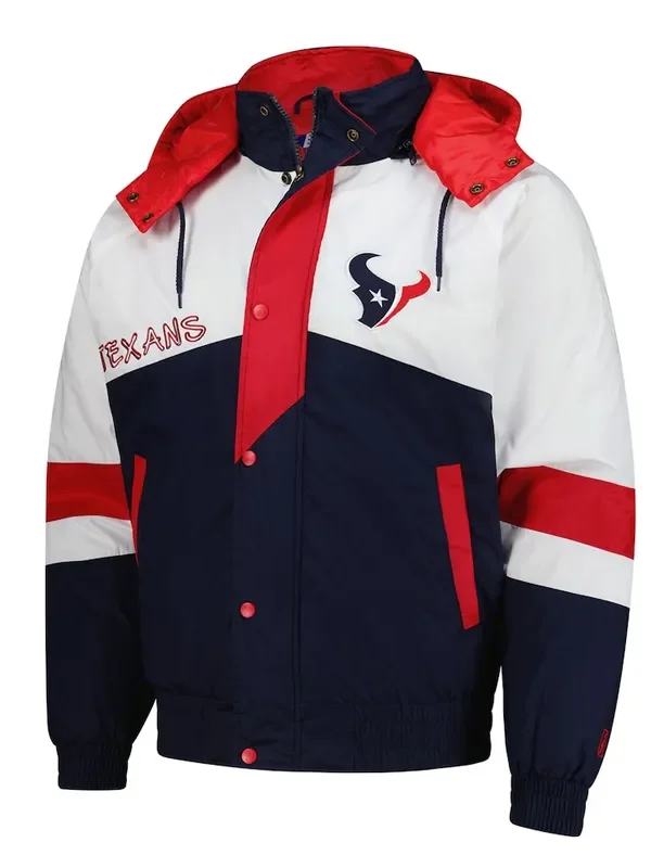 Houston Texans Shoulder To Shoulder Full-Zip Navy Jacket