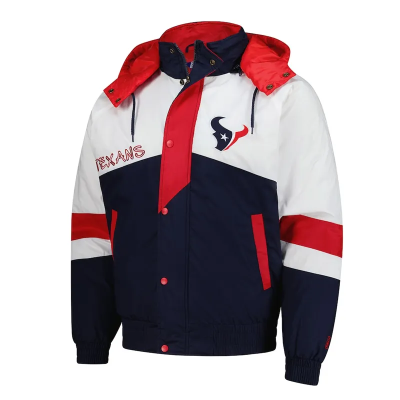 Houston Texans Shoulder To Shoulder Full-Zip Navy Jacket Houston Texans Shoulder To Shoulder Full-Zip Navy Jacket