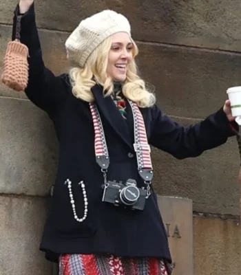 I Play Rocky AnnaSophia Robb Black Coat