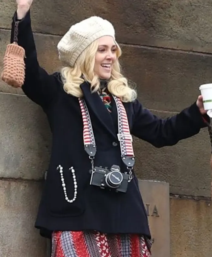 I Play Rocky AnnaSophia Robb Black Coat I Play Rocky AnnaSophia Robb Black Coat