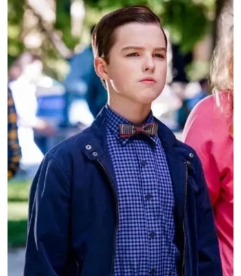 Iain Armitage Young Sheldon S05 Cotton Jacket