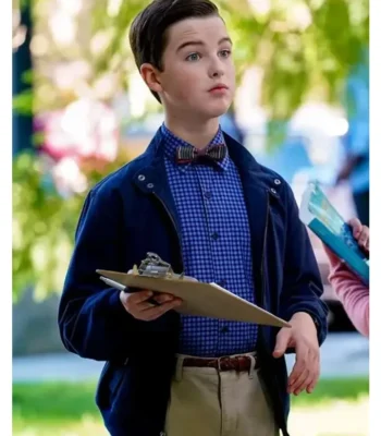 Iain Armitage Young Sheldon S05 Cotton Jacket