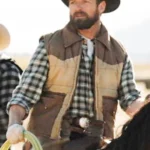 Ian Bohen Yellowstone Brown Parachute Vest