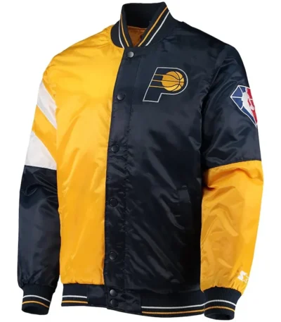 Indiana Pacers 75th Anniversary Leader Color Block Jacket