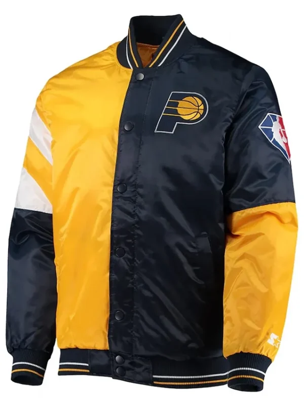 Indiana Pacers 75th Anniversary Leader Color Block Jacket