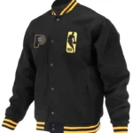 Indiana Pacers Logoman Shadow Wool Varsity Jacket
