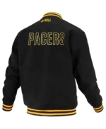 Indiana Pacers Logoman Shadow Wool Varsity Jacket
