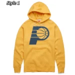 Indiana Pacers Pullover Yellow and Blue Hoodie