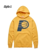 Indiana Pacers Pullover Yellow and Blue Hoodie