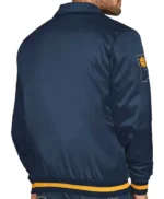 Indiana Pacers Stitch Applique Navy Jacket