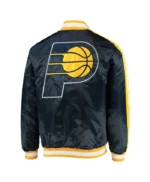 Indiana Pacers The Offensive Navy Satin Jacket