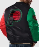 Indiana Pacers Ty Mopkins Black History Month Satin Jacket