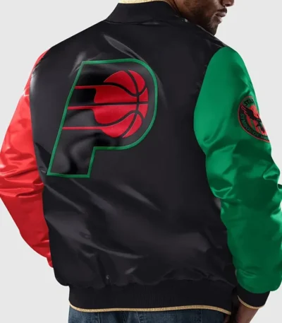 Indiana Pacers Ty Mopkins Black History Month Satin Jacket