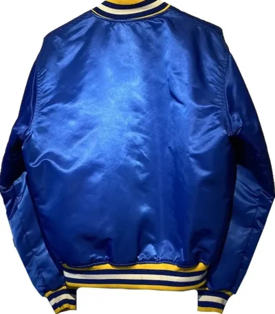 Indiana Pacers Vintage Style Royal Satin Jacket