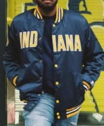 Indiana Pacers X White Satin Jacket