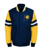 Indiana Pacers Youth Legendary Yellow and Navy Jacket