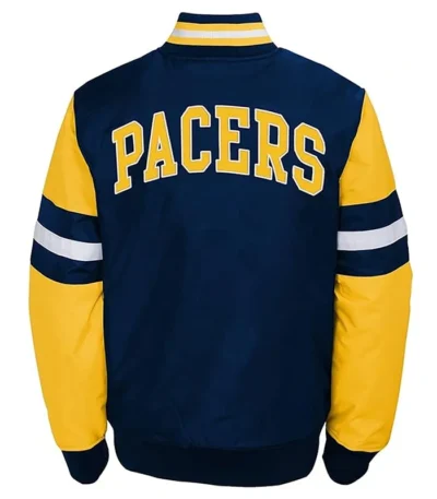 Indiana Pacers Youth Legendary Yellow and Navy Jacket