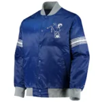 Indianapolis Colts Historic Logo Royal Blue Satin Jacket